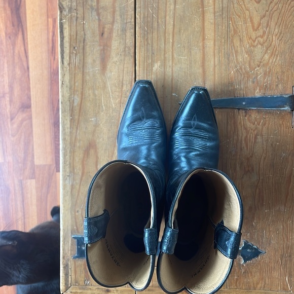 Shyanne Women's Black Cowgirl Boots - Snip Toe - Picture 3 of 6